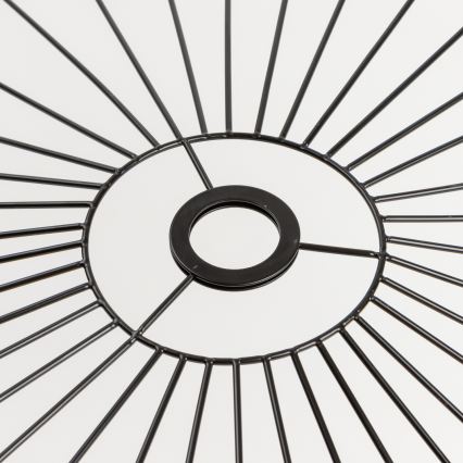 Brilagi - Lustru LED aplicat CERIA WIRE 1xE27/40W/230V 60x80 cm negru/stejar