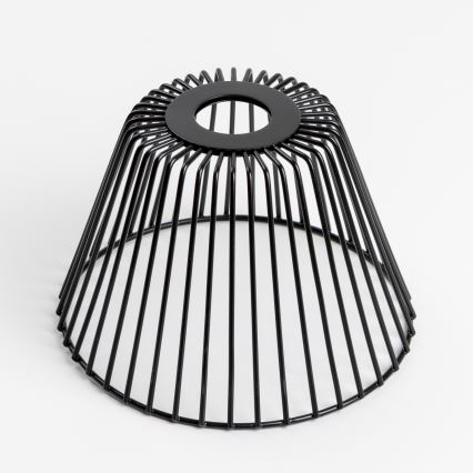 Brilagi - Lustru LED aplicat CERIA WIRE, 1xE27/40W/230V, Ø 21 cm, negru/stejar