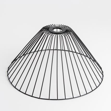 Brilagi - Lustru LED aplicat CERIA WIRE 1xE27/40W/230V Ø 45 cm negru/stejar