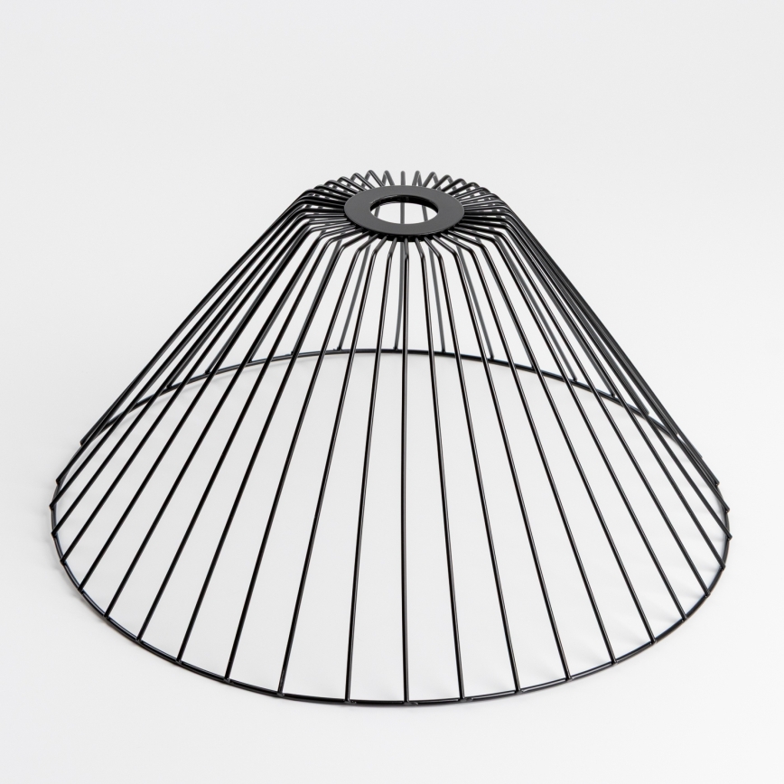 Brilagi - Lustru LED aplicat CERIA WIRE 1xE27/40W/230V Ø 45 cm negru/stejar