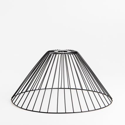Brilagi - Lustru LED aplicat CERIA WIRE 1xE27/40W/230V Ø 45 cm negru/stejar