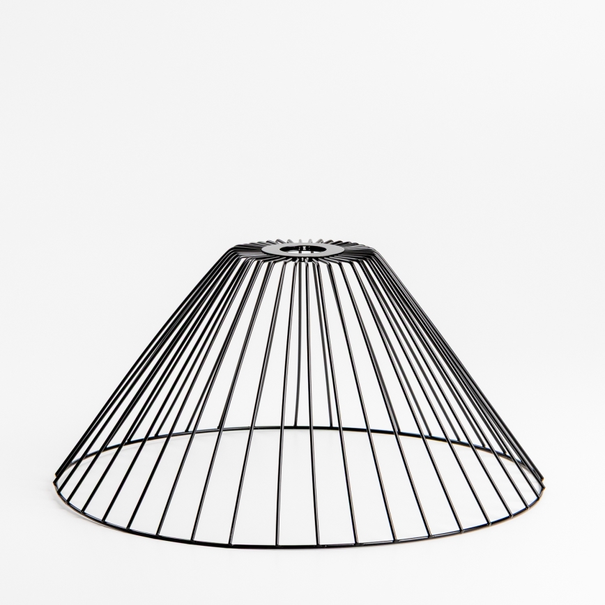 Brilagi - Lustru LED aplicat CERIA WIRE 1xE27/40W/230V Ø 45 cm negru/stejar