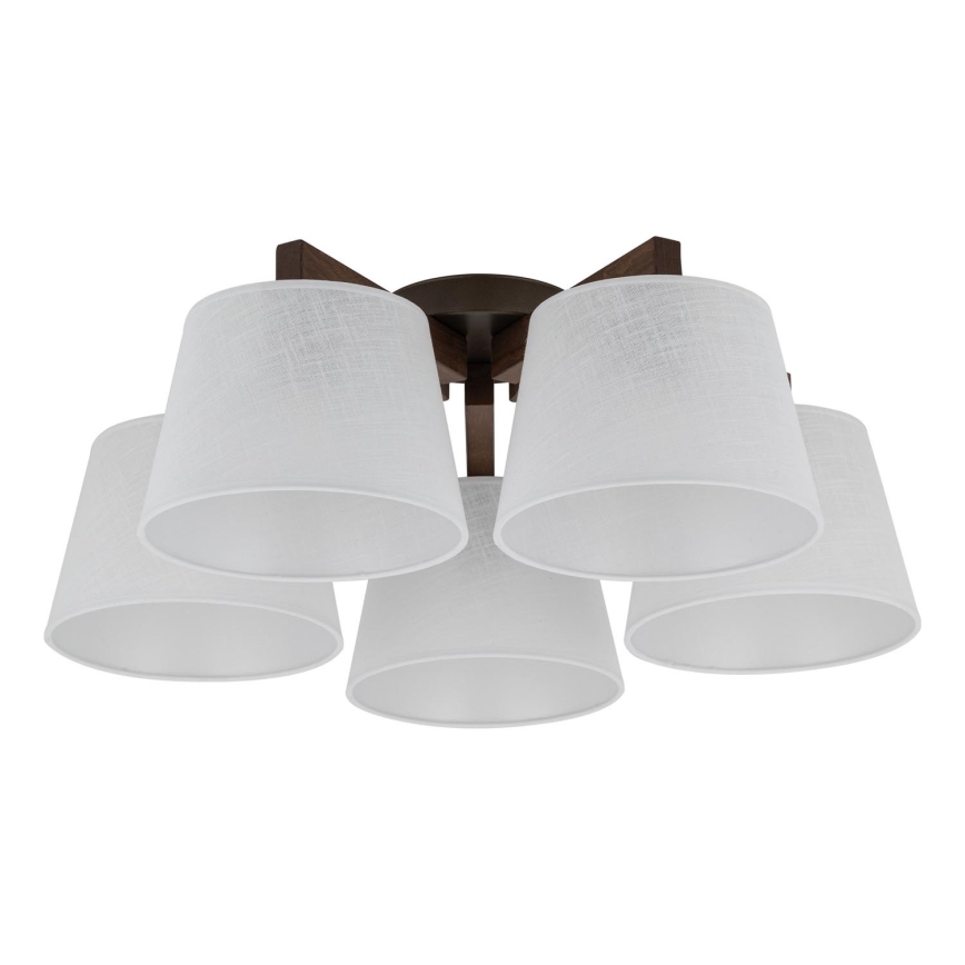 BRILAGI - Lustru LED aplicat LATTE 5xE27/15W/230V pin/alb
