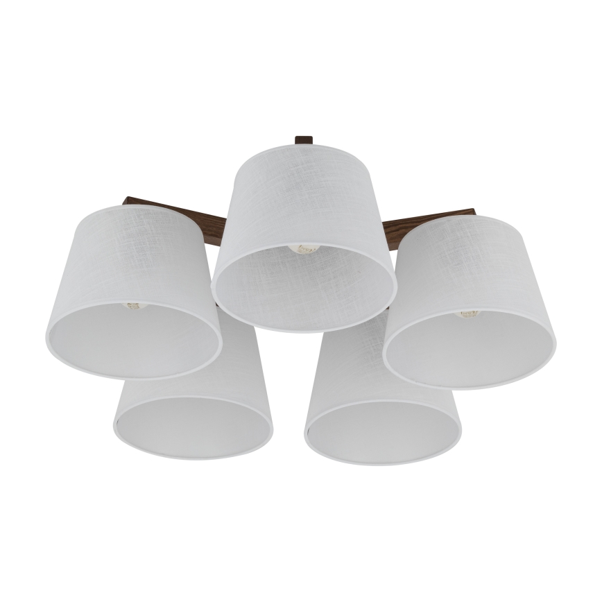 BRILAGI - Lustru LED aplicat LATTE 5xE27/15W/230V pin/alb