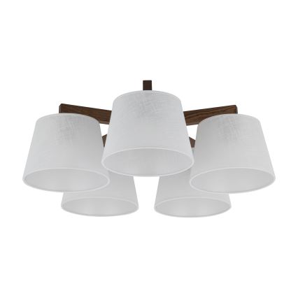 BRILAGI - Lustru LED aplicat LATTE 5xE27/15W/230V pin/alb