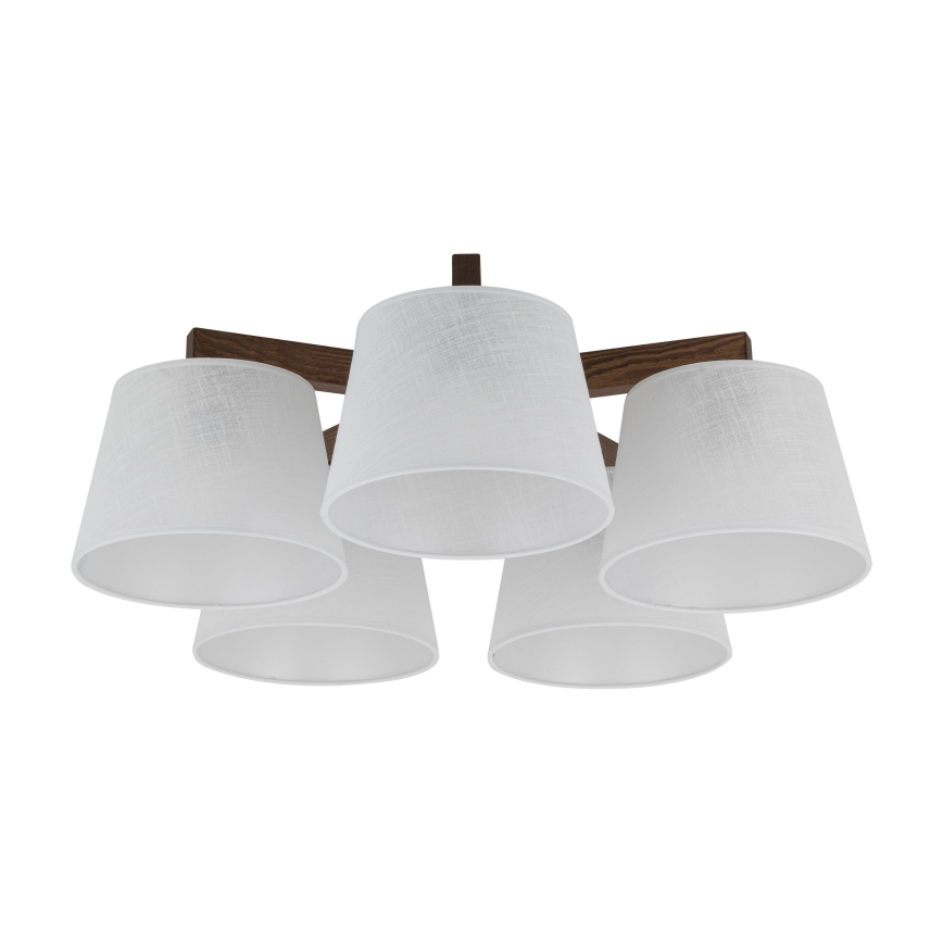 BRILAGI - Lustru LED aplicat LATTE 5xE27/15W/230V pin/alb
