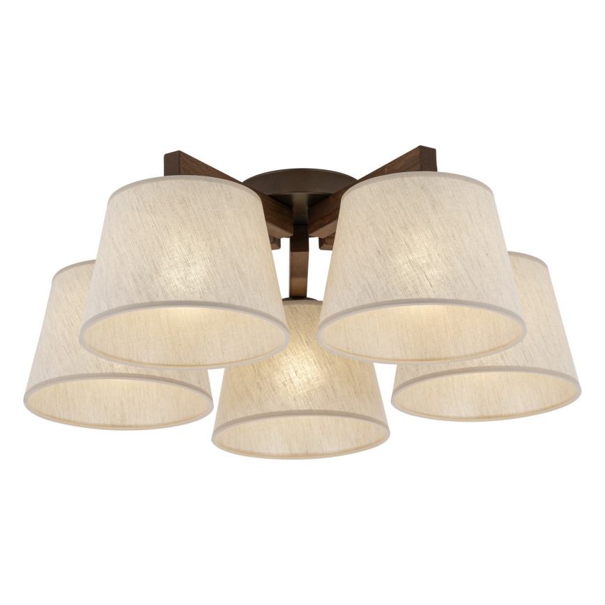 BRILAGI - lustru LED aplicat LATTE 5xE27/15W/230V pin/crem