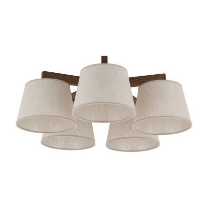 BRILAGI - lustru LED aplicat LATTE 5xE27/15W/230V pin/crem