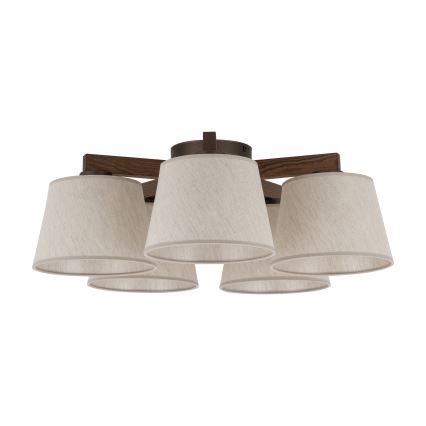BRILAGI - lustru LED aplicat LATTE 5xE27/15W/230V pin/crem