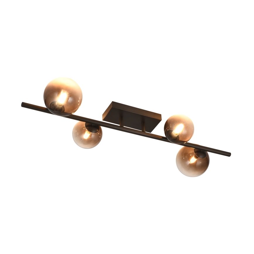 Brilagi - Lustru LED aplicat MILLA 4xG9/3W/230V maro/maro fumuriu