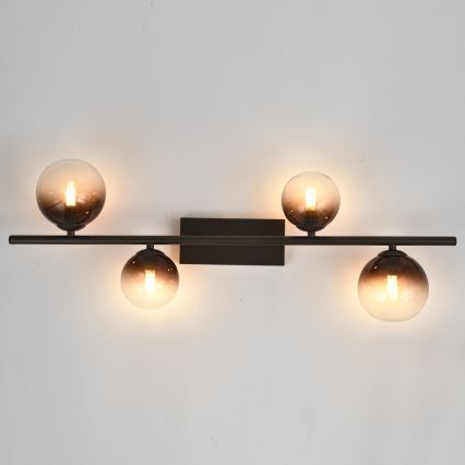 Brilagi - Lustru LED aplicat MILLA 4xG9/3W/230V maro/maro fumuriu