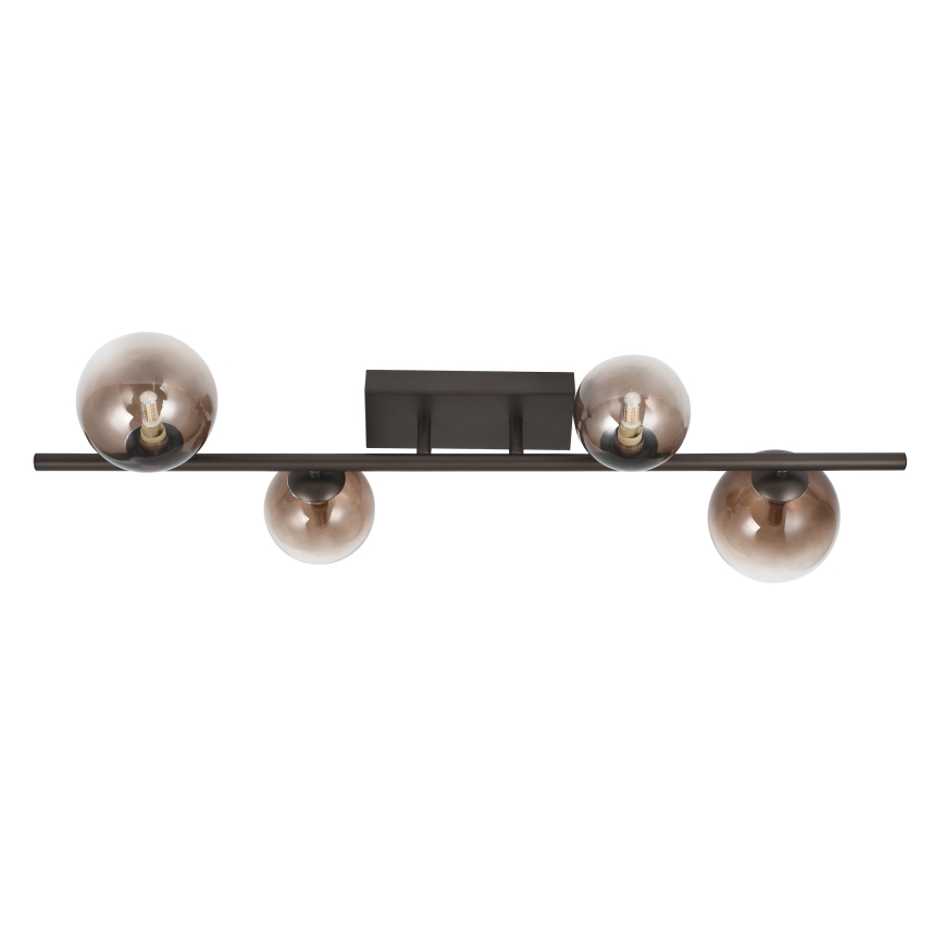 Brilagi - Lustru LED aplicat MILLA 4xG9/3W/230V maro/maro fumuriu