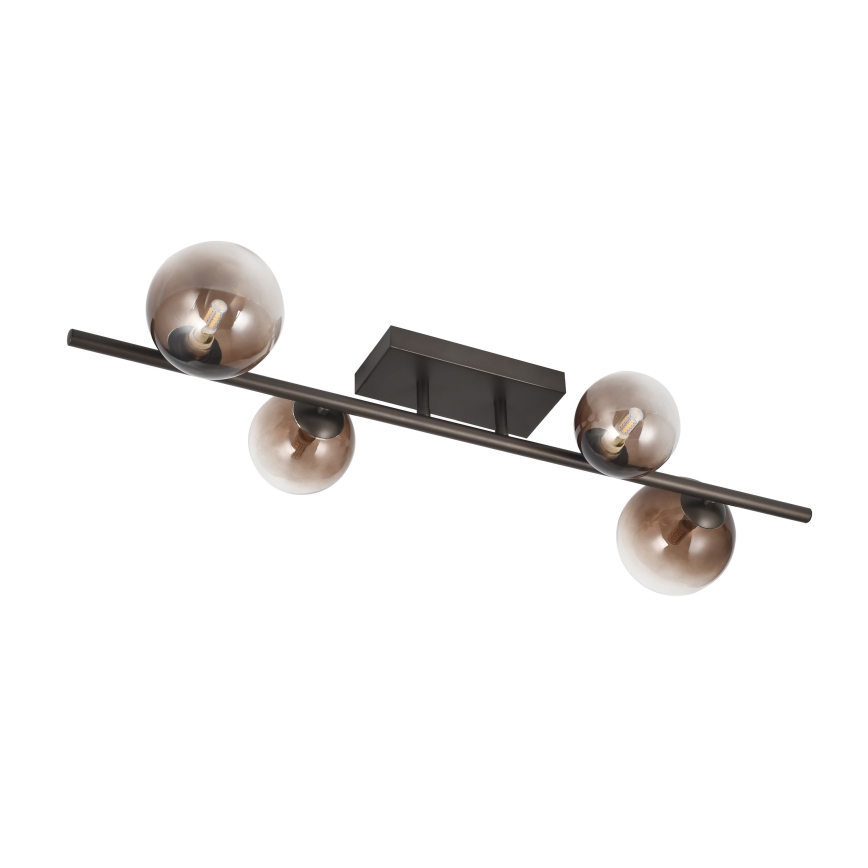 Brilagi - Lustru LED aplicat MILLA 4xG9/3W/230V maro/maro fumuriu
