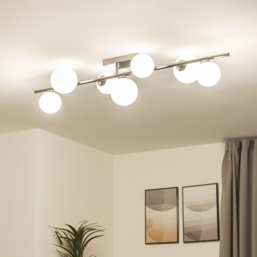 BRILAGI - Lustru LED aplicat MILLA 7xG9/3W/230V negru cromat/alb