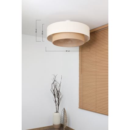 Brilagi - Lustru LED aplicat stil Boho 3xE27/15W/230V Ø 80 cm