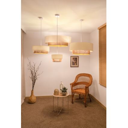 Brilagi - Lustru LED aplicat stil Boho 3xE27/15W/230V Ø 80 cm