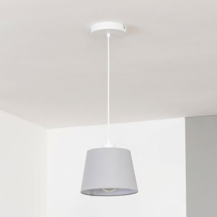 Brilagi - Lustru LED CERIA suspendat pe cablu, 1xE27/40W/230V, Ø 20,5 cm, gri
