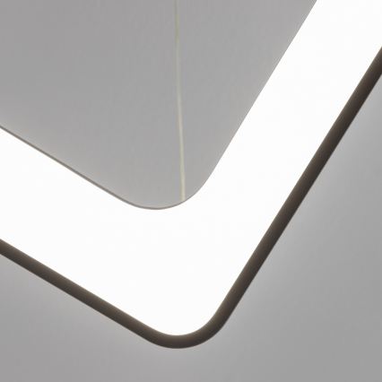 Brilagi - Lustră LED reglabilă suspendată pe cablu FALCON II LED/125W/230V 3000-6500K 60x60 cm neagră + telecomandă