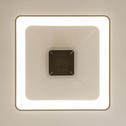 Brilagi - Lustră LED reglabilă suspendată pe cablu FALCON II LED/125W/230V 3000-6500K 60x60 cm neagră + telecomandă