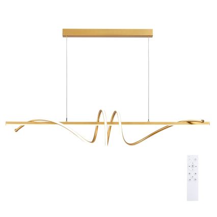 BRILAGI - LED Lustră reglabilă pe cablu SIGNATURE LED/50W/230V 3000-6000K 120 cm auriu + telecomandă