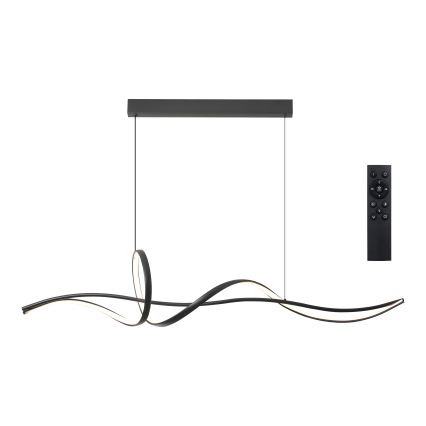 Brilagi - lustra LED reglabilă suspendată pe cablu SIGNATURE LED/55W/230V 3000-6000K 120x23 cm negru + telecomandă