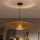 Brilagi - Lustru LED pe cablu CERIA BOHO 1xE27/40W/230V Ø 70 cm negru/maro