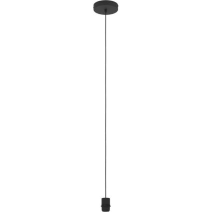 Brilagi - Lustru LED pe cablu CERIA BOHO 1xE27/40W/230V Ø 70 cm negru/maro