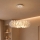 Brilagi - Lustru LED pe cablu FEATHER 3xE27/40W/230V + 3xLED/3W diam. 50 cm alb