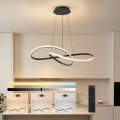 Brilagi - Lustru LED reglabil pe cablu INFINITY LED/80W/230V 3000-6000K 80x80 cm negru + telecomandă