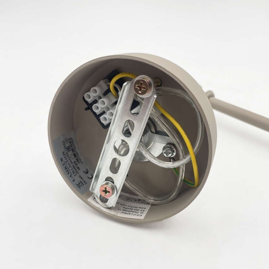 BRILAGI - Lustru LED reglabil pe tijă IRONBEAM 1xE27/60W/230V bej