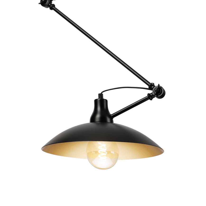 BRILAGI - Lustru LED reglabil pe tijă IRONBEAM 1xE27/60W/230V negru