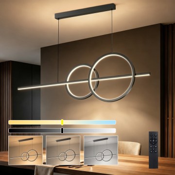 BRILAGI - Lustru LED reglabil suspendat pe cablu SIGNATURE LED/53W/230V 3000-600K 120 cm negru + telecomandă