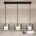 Brilagi - Lustru LED RGB+CCT reglabil, suspendat pe cablu AURA LUX 3xGX53/14W/230V 2700-6500K Wi-Fi Tuya negru/fumuriu
