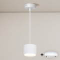 Brilagi - Lustru LED RGB+CCT reglabil, suspendat pe cablu STRIPY, 1xGX53/14W/230V, 2700-6500K, Wi-Fi Tuya, alb