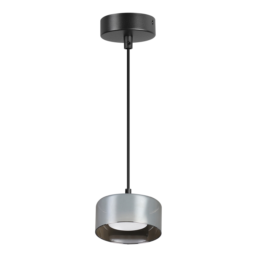 Brilagi - LED RGB+CCT lustră reglabilă suspendată pe cablu AURA LUX 1xGX53/14W/230V 2700-6500K Wi-Fi Tuya negru/fumuriu