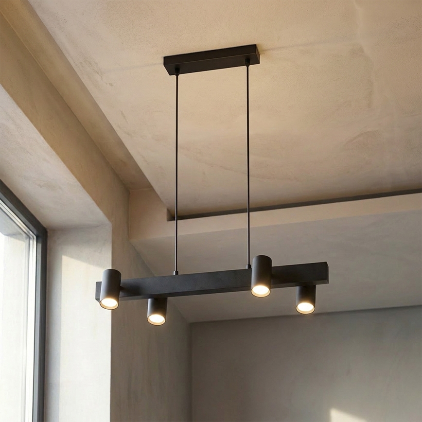 BRILAGI - LED RGBW lustru dimmabil pe cablu SELE 4xGU10/6,5W/230V 2700-6500K negru