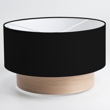 Brilagi - Lustru LED suspendat pe cablu CERIA 1xE27/40W/230V Ø 50 cm negru/bej