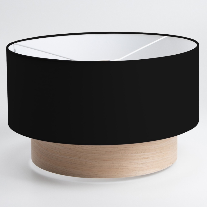 Brilagi - Lustru LED suspendat pe cablu CERIA 1xE27/40W/230V Ø 50 cm negru/bej