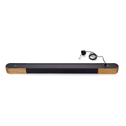 BRILAGI - Lustru LED suspendat pe cablu GARDALINE LED/100W/230V stejar/negru