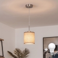 Brilagi - Lustru LED suspendat pe cablu NUBILA, 1x E27/60W/230V, Ø 14 cm, maro