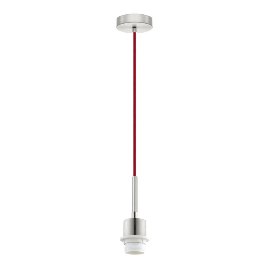 Brilagi - Lustru LED suspendat pe cablu NUBILA 1xE27/60W/230V diam. 14 cm roșu/antracit