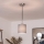 Brilagi - Lustru LED suspendat pe cablu NUBILA 1xE27/60W/230V Ø 14 cm negru/gri deschis