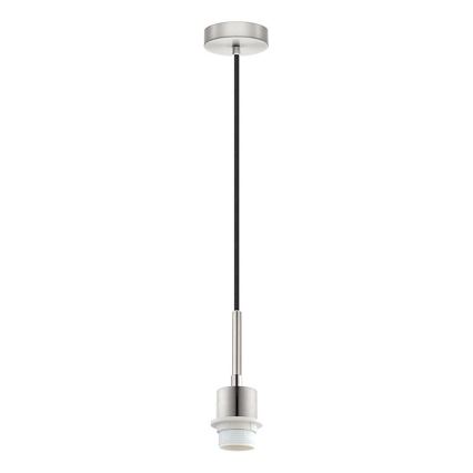 Brilagi - Lustru LED suspendat pe cablu NUBILA 1xE27/60W/230V Ø 14 cm negru/gri deschis