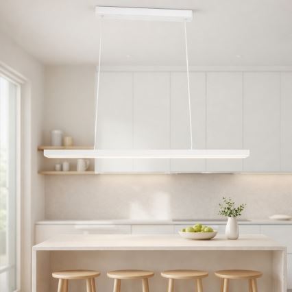 Brilagi - Lustru LED suspendat pe cablu PAXIS LED/30W/230V 120 cm alb