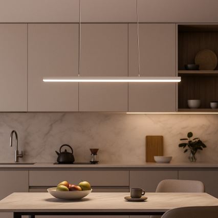 Brilagi - Lustru LED suspendat pe cablu PAXIS LED/30W/230V 120 cm alb