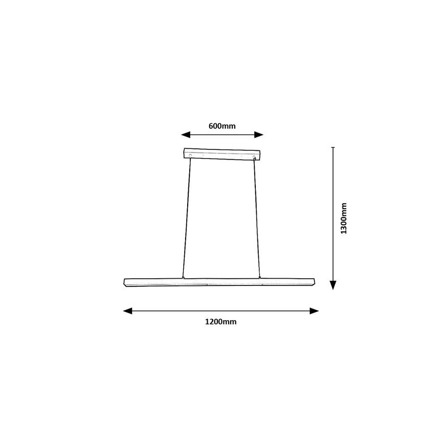 Brilagi - Lustru LED suspendat pe cablu PAXIS LED/30W/230V 120 cm alb