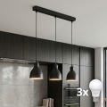 Brilagi - Lustru LED suspendat pe cablu RIDDY 3xE27/60W/230V negru
