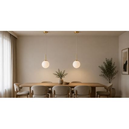 Brilagi - Lustru pe cablu MILO 1xE27/60W/230V auriu