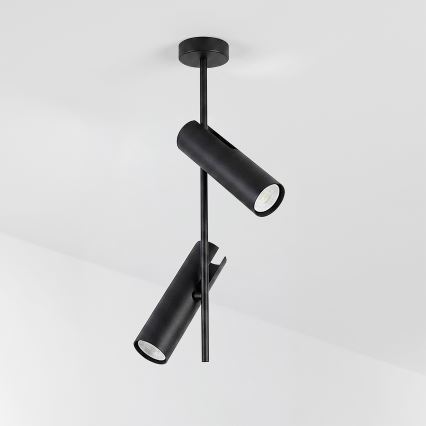 Brilagi - Lustru pe tijă BRANCH 2xGU10/30W/230V negru