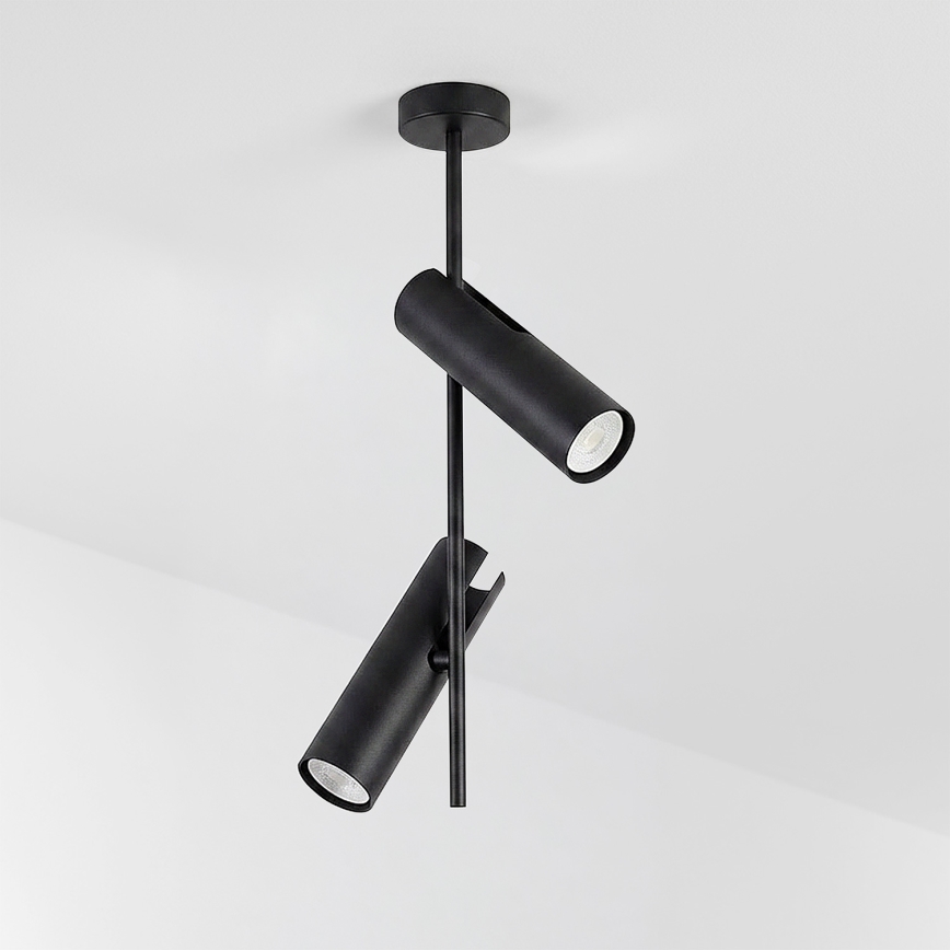 Brilagi - Lustru pe tijă BRANCH 2xGU10/30W/230V negru